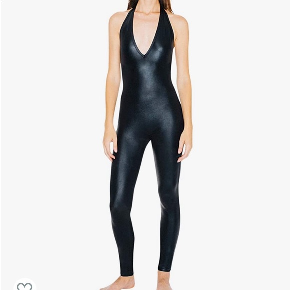 COPY - American Apparel Metallic Halter Catsuit 🐈‍⬛ - Picture 2 of 6